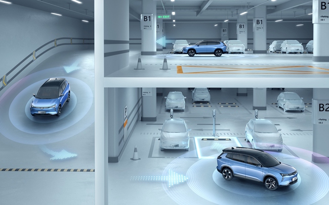 图片1:威马“公共停车场无人免学习代客泊车智驾系统(PAVP)Beta 2.0版”公开测试.jpg